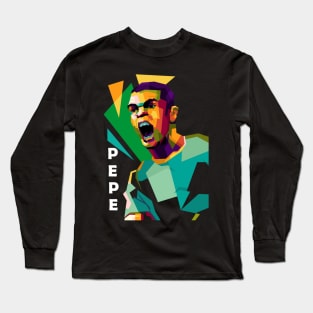 Pepe In Pop Art Long Sleeve T-Shirt